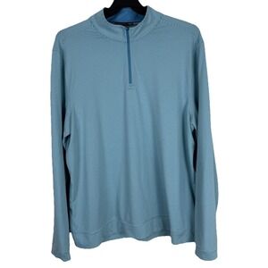 Southern Tide Pullover Mens XXL Blue Tide To Trail 1/4 Zip Stretch Performance